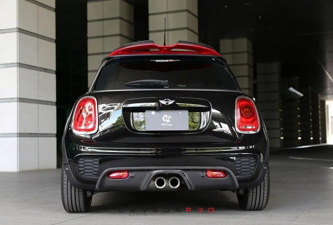 3D Design Mini F56 JCW Carbon Rear Diffuser (PDC)
