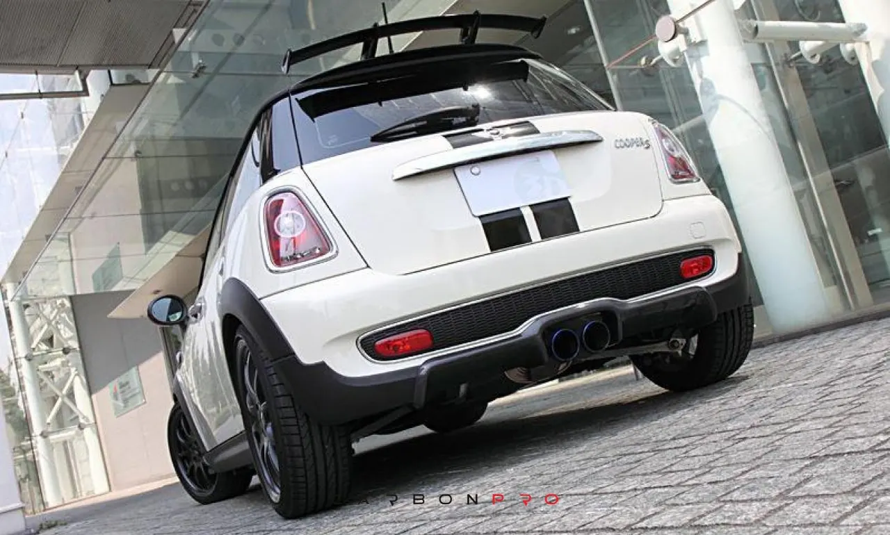 3D Design Mini R56 Cooper S Carbon Rear Diffuser