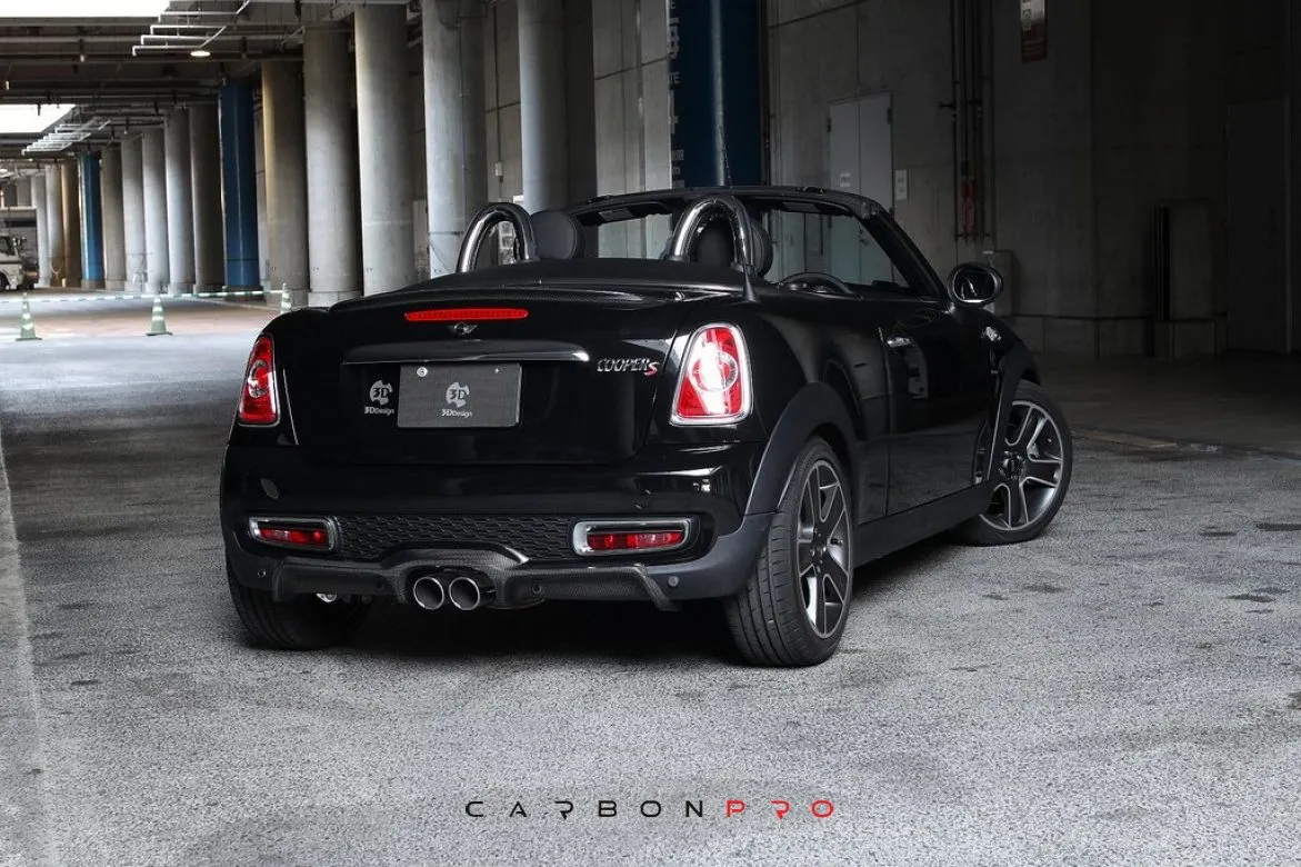 3D Design Mini R58 / R59 Cooper S Carbon Fiber Rear Diffuser