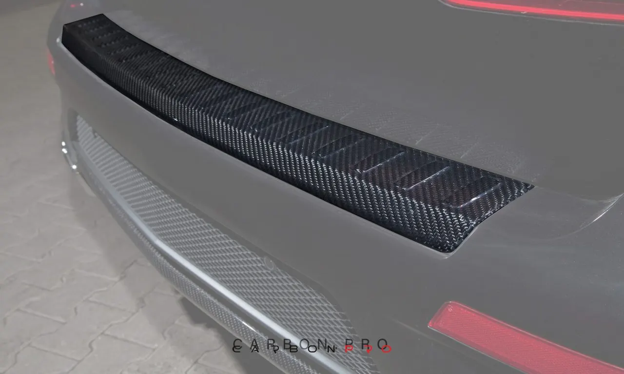 Carbon add on for rear bumper