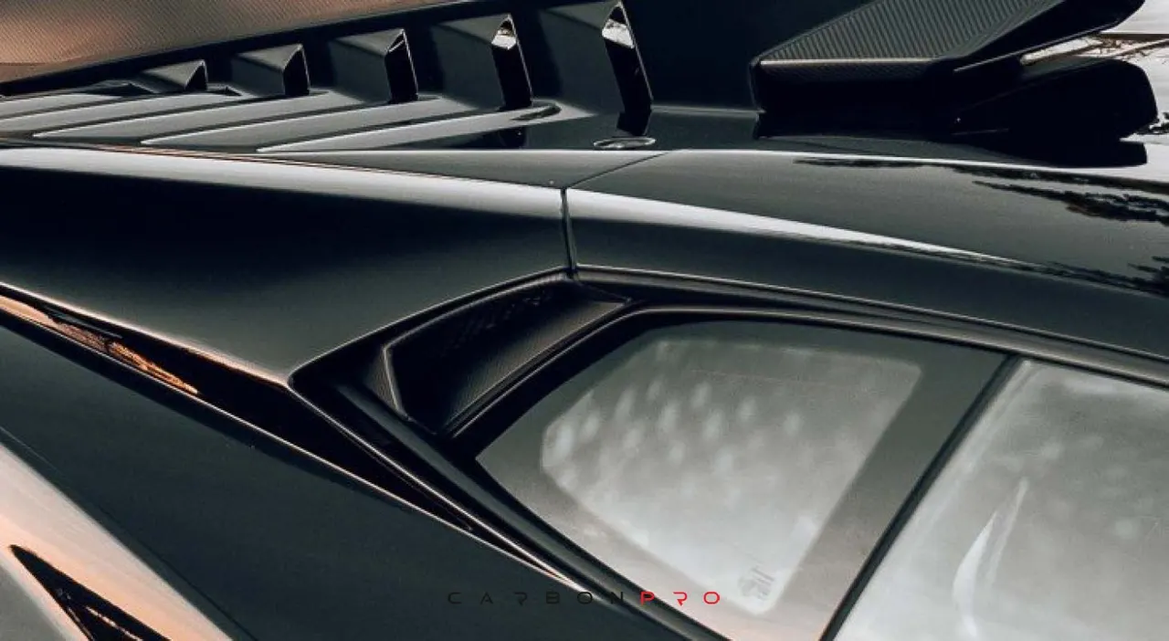 Air-intake side windows (not for spyder)