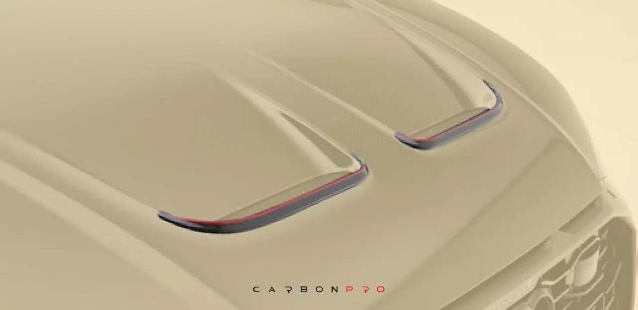 Air outtake engine bonnet splitter