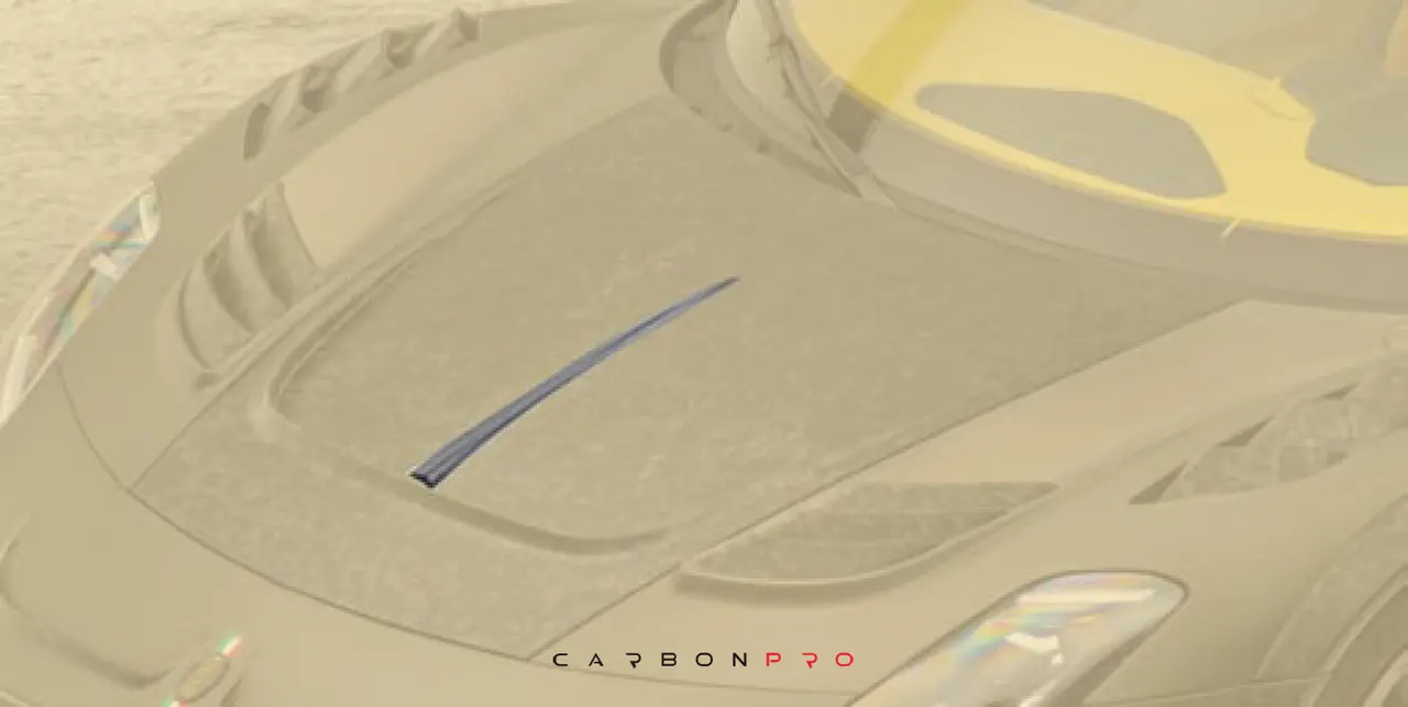 Air splitter for MANSORY front bonnet