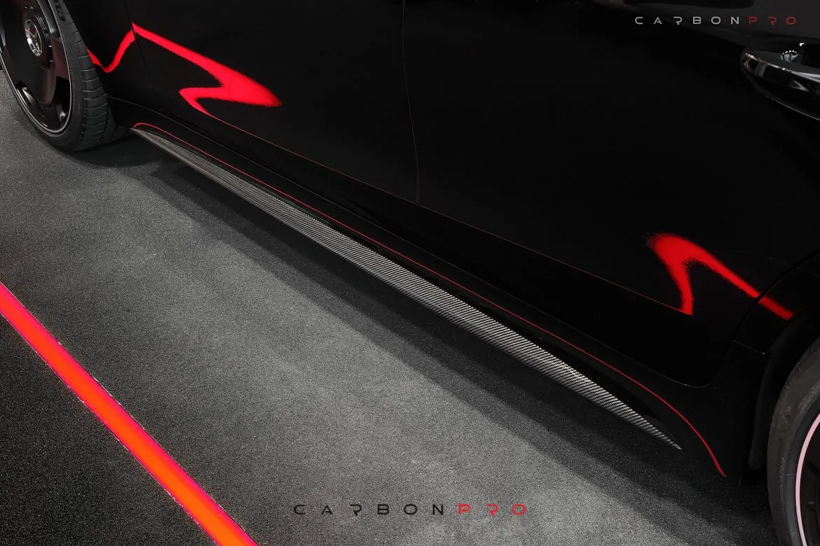 Carbon Side skirt add-ons 63 AMG Design