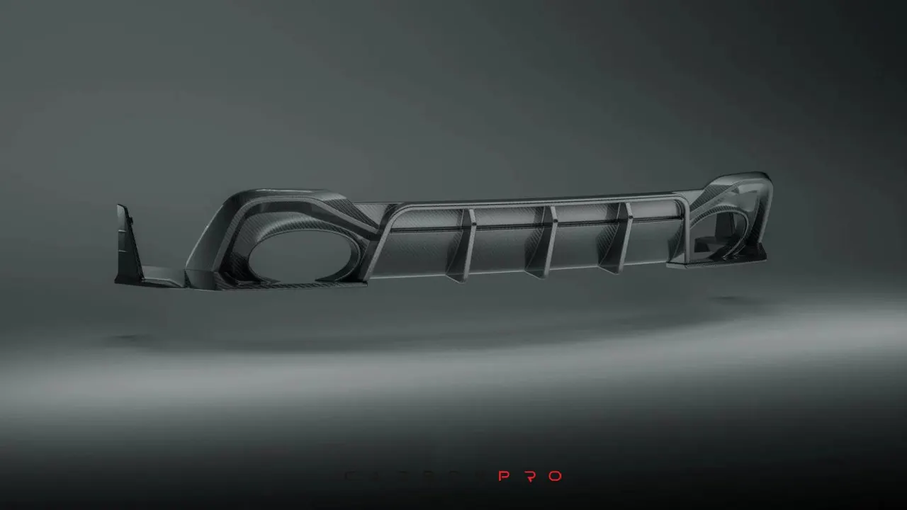 Blaze Carbon Fiber REAR DIFFUSER & CANARDS
