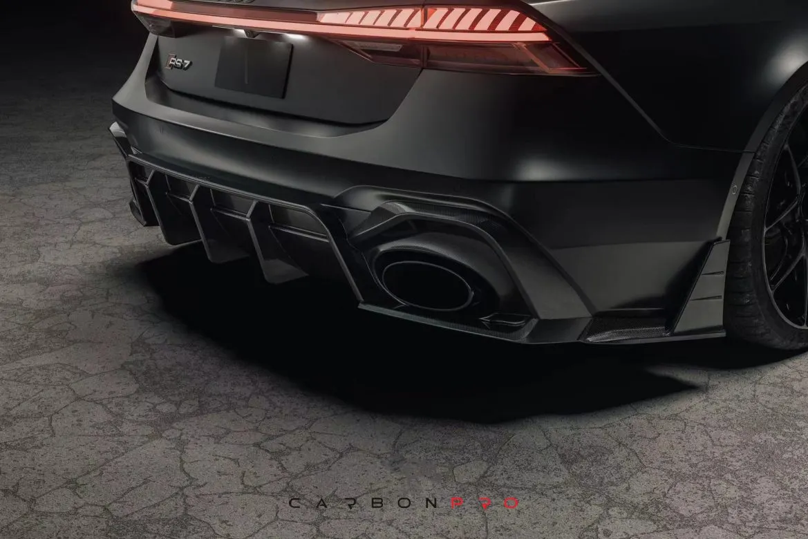 Blaze Carbon Fiber REAR DIFFUSER & CANARDS