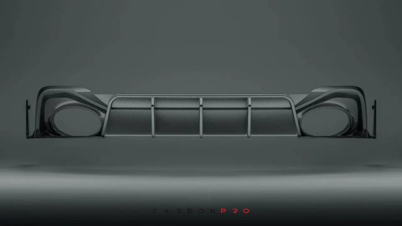 Blaze Carbon Fiber REAR DIFFUSER & CANARDS