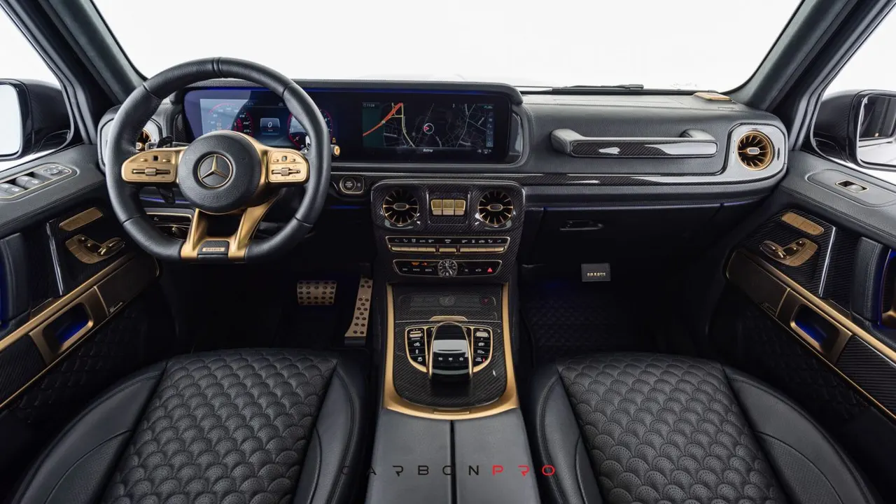 BRABUS Black & Gold Style Interior
