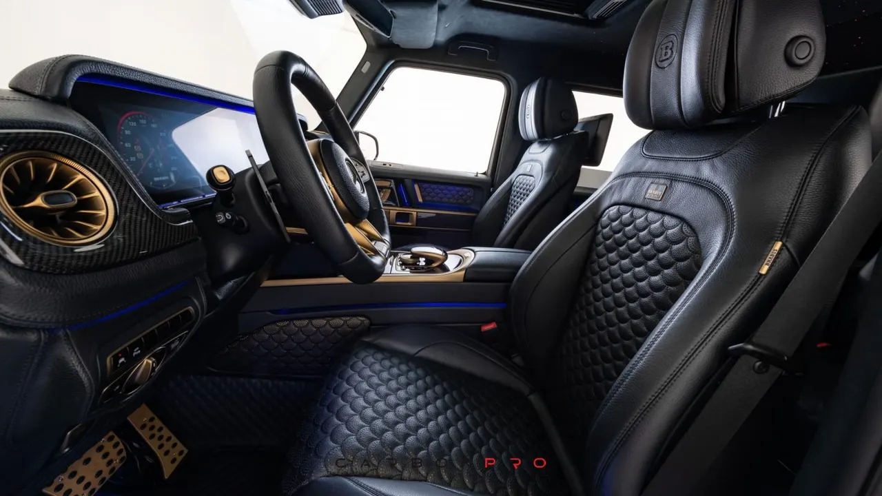 BRABUS Black & Gold Style Interior