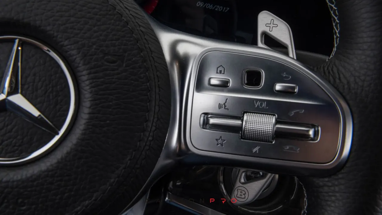 BRABUS Design RACE paddle shifters, matte aluminum