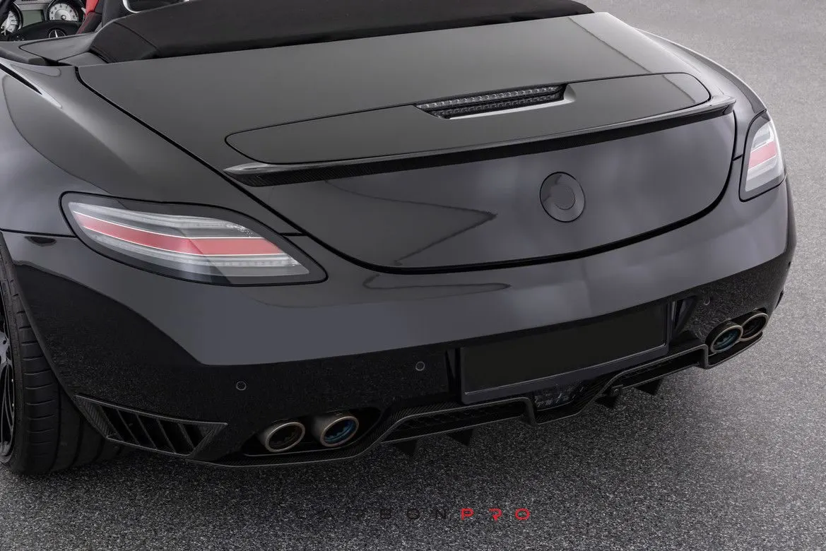 Carbon rear bumper diffusor element