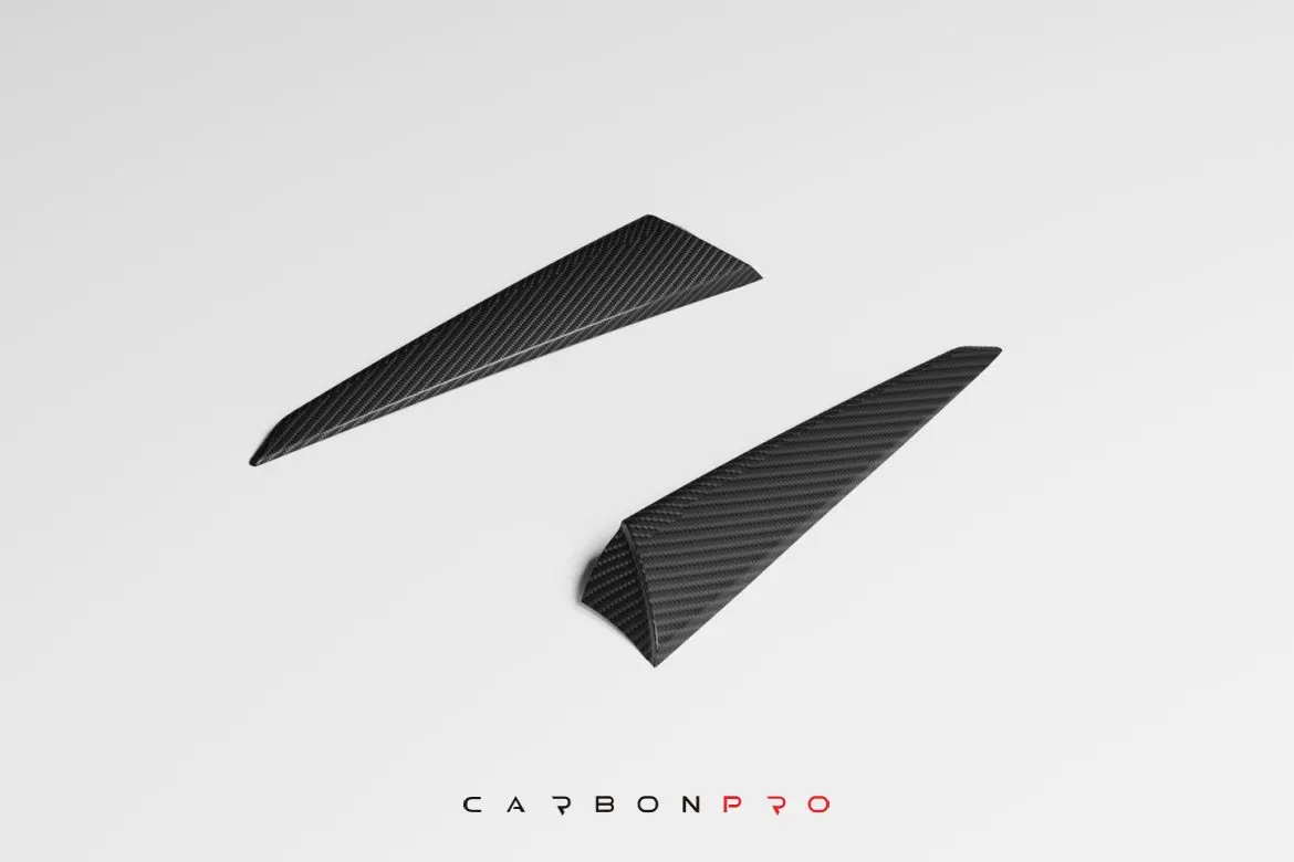 Carbon Aero Curtains Rear Hatch for Cayenne Coupe