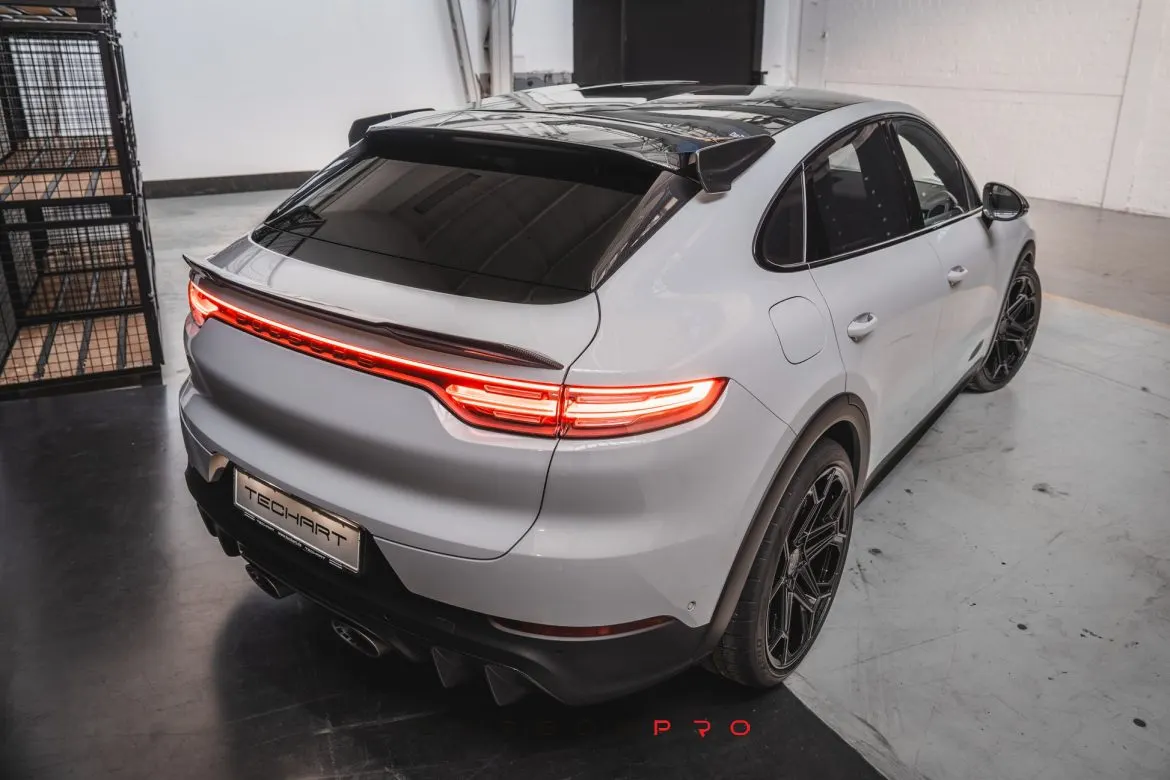 Carbon Aero Curtains Rear Hatch for Cayenne Coupe