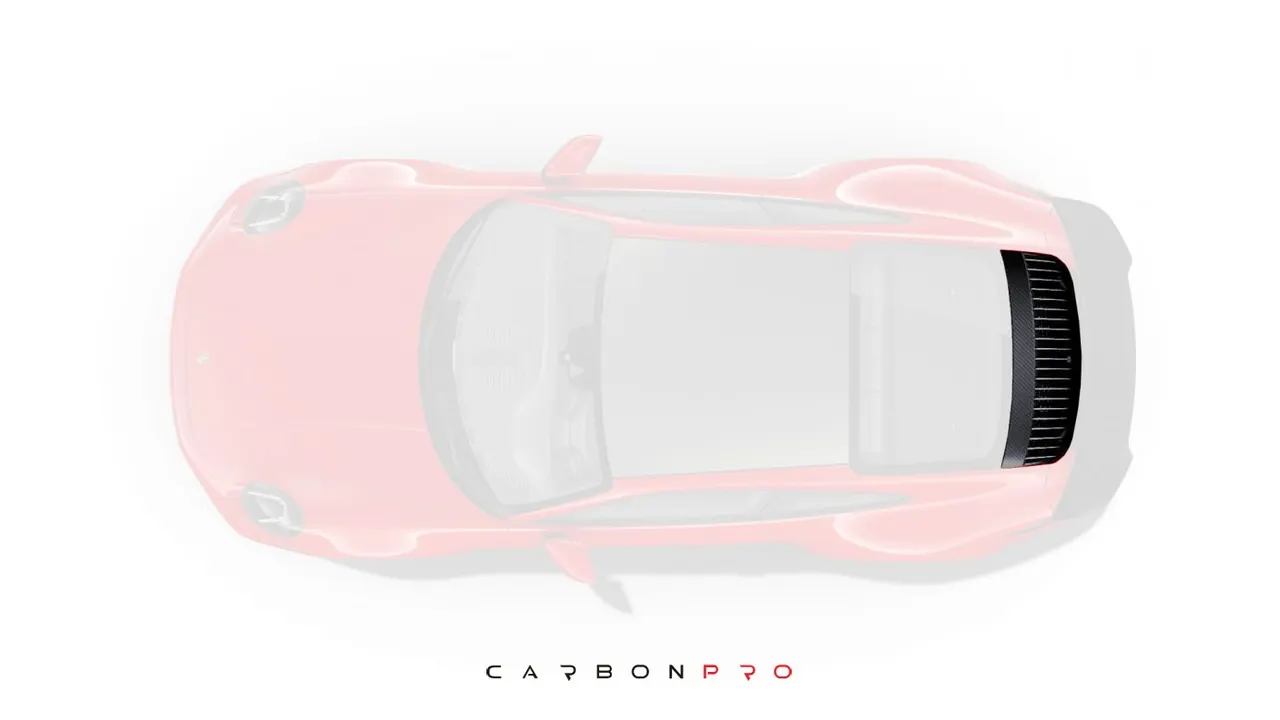 Carbon engine grill