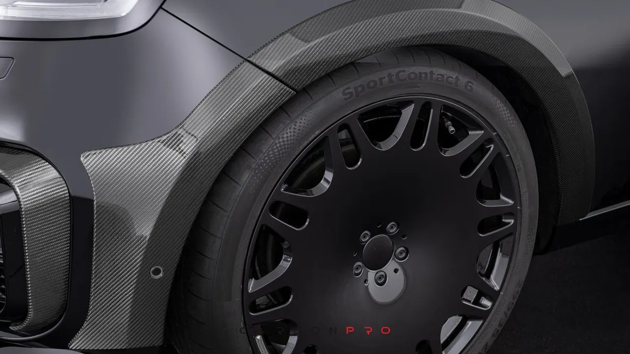 Carbon fender add-on parts