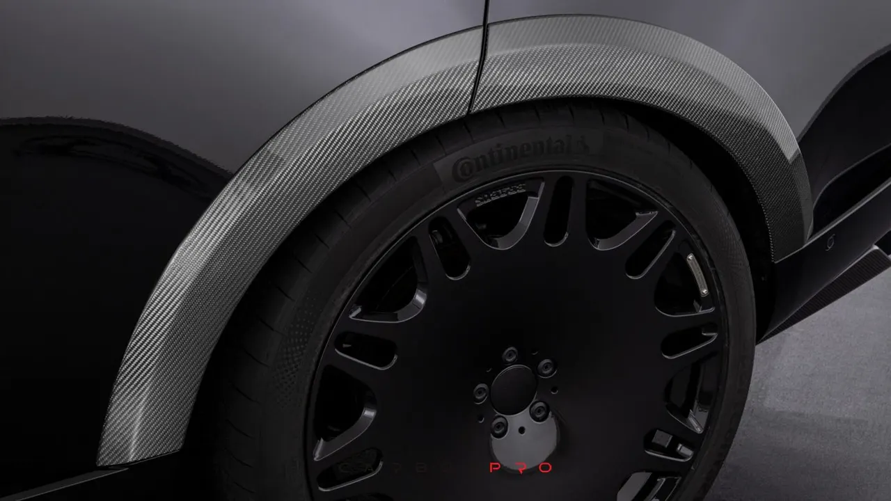Carbon fender add-on parts