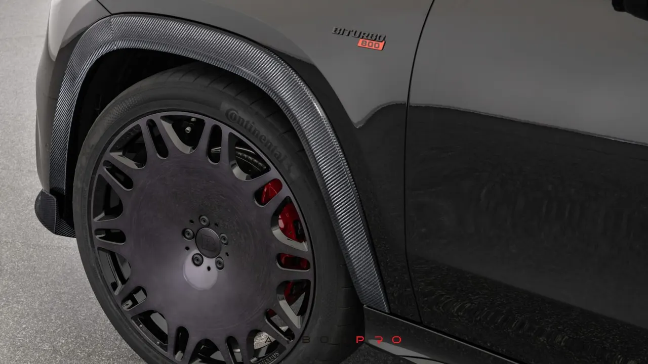 Carbon fender add-on parts