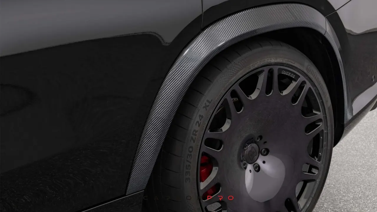 Carbon fender add-on parts