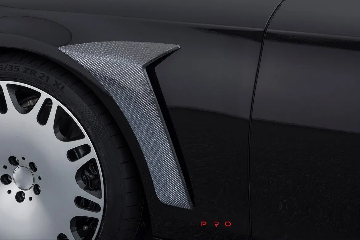 Carbon fender attachments