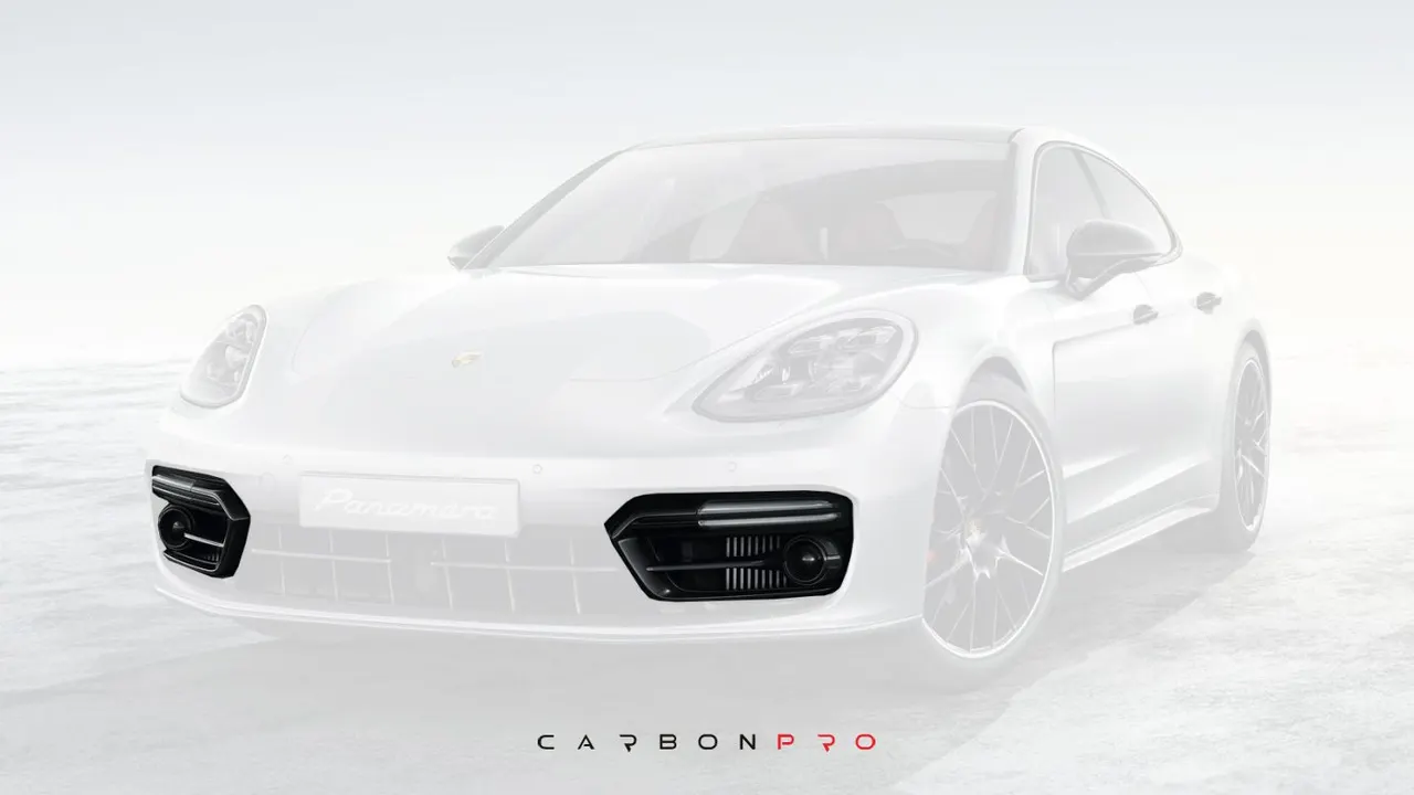 Carbon front air intakes Porsche Design