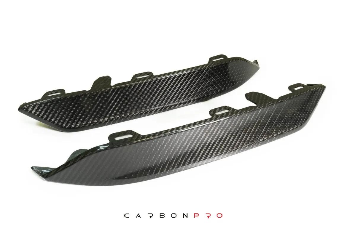 Carbon front bumper fangs M Performance