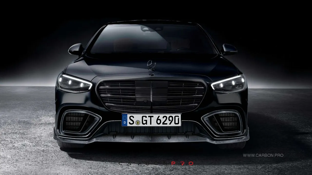 Carbon front bumper GT Design