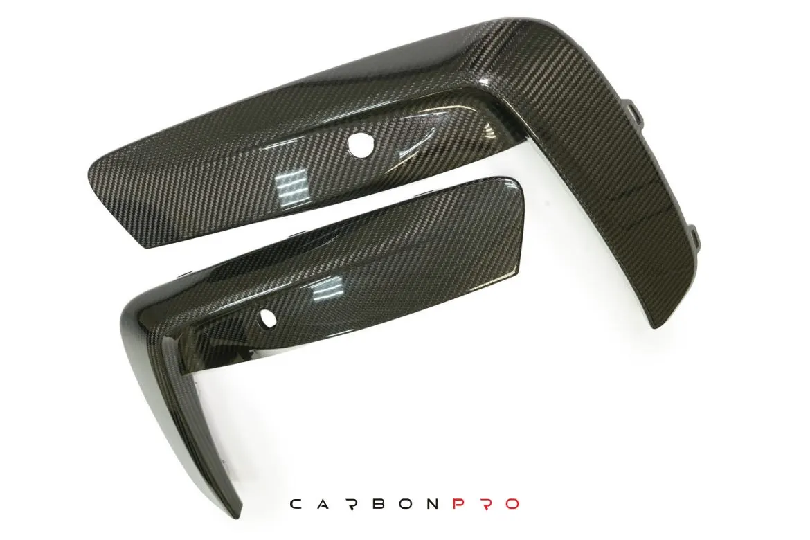 Carbon front bumper inserts M Performance