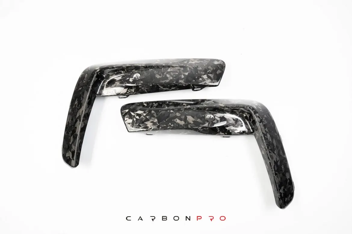 Carbon front bumper inserts M Performance