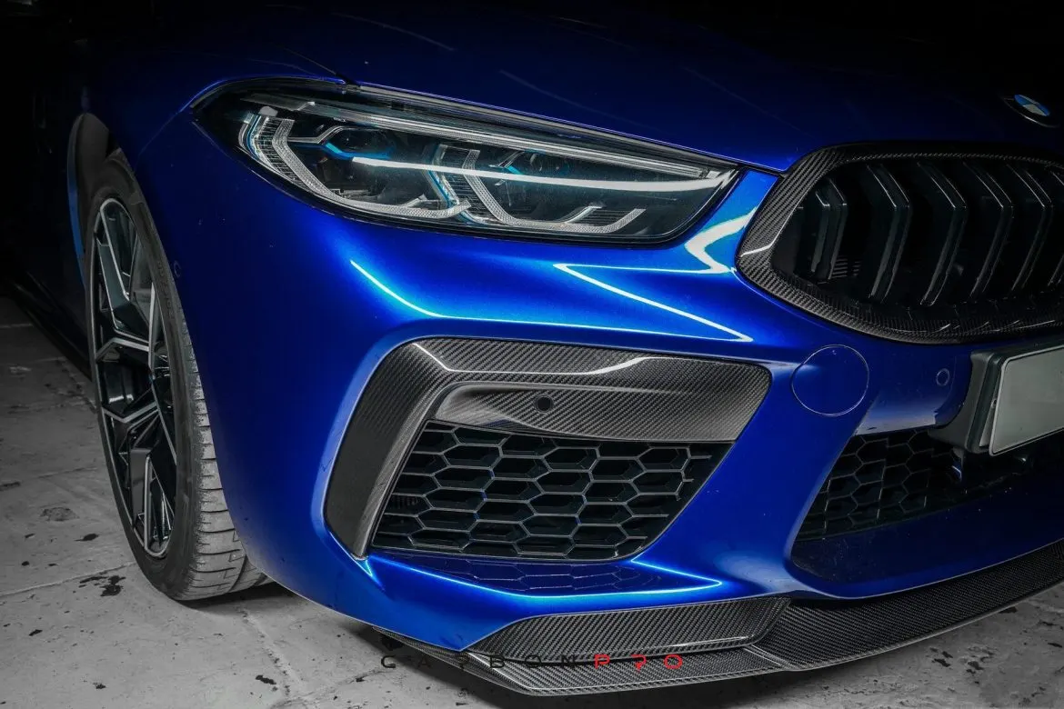 Carbon front bumper inserts M Performance
