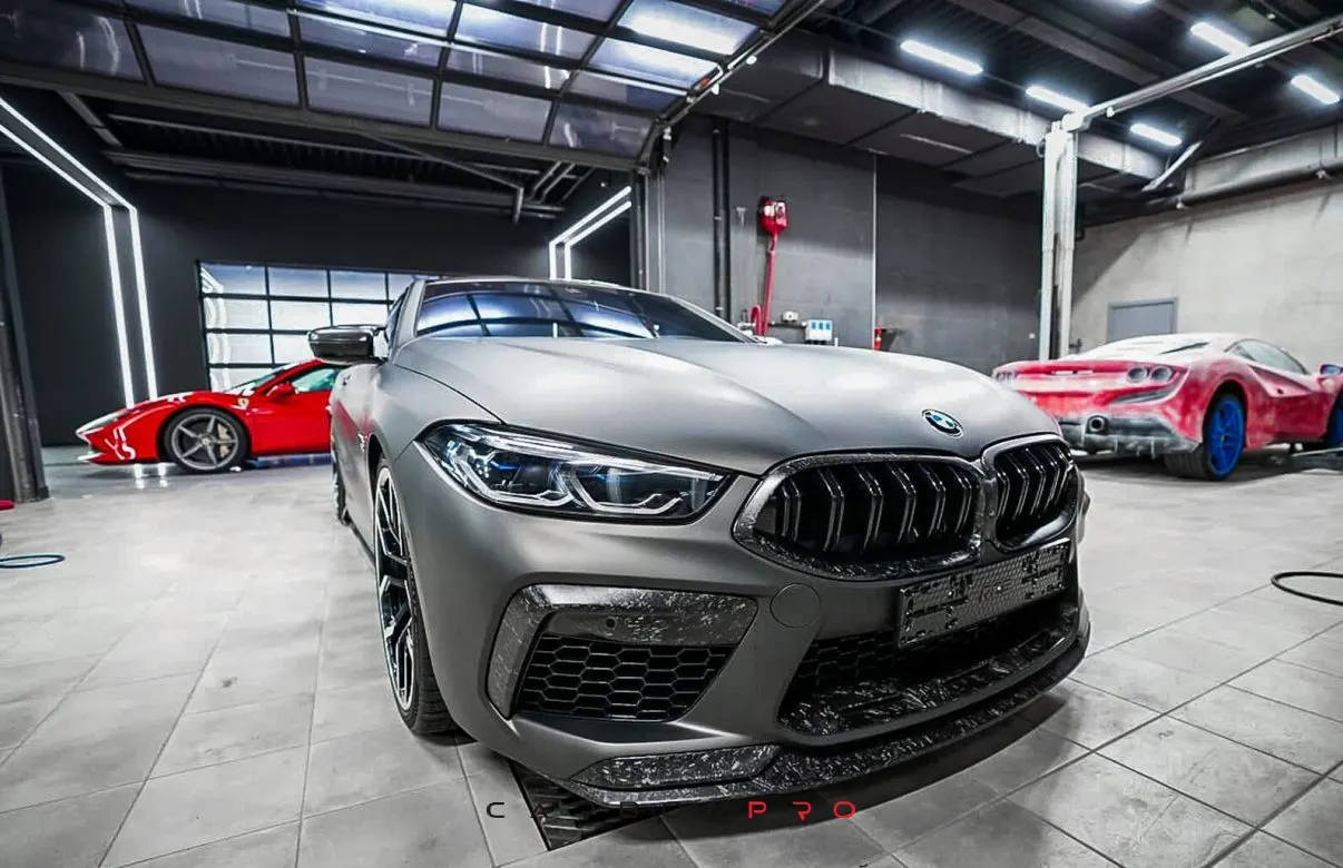 Carbon front bumper inserts M Performance