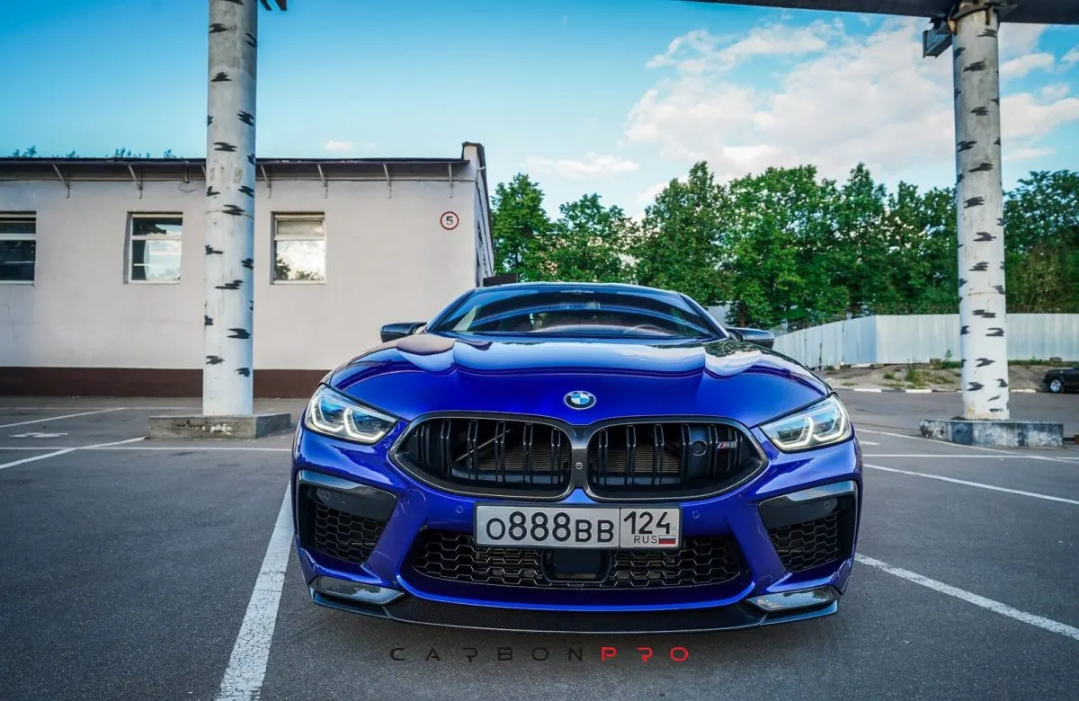 Carbon front bumper inserts M Performance
