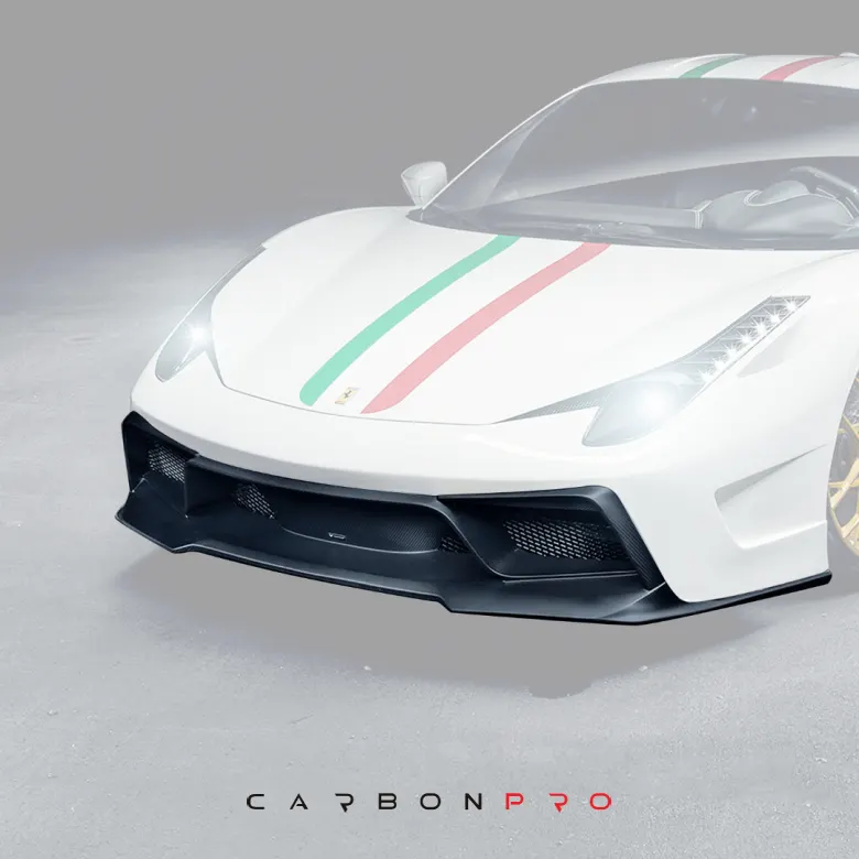 Carbon front bumper with front spoiler Ferrari 458 Italia VX