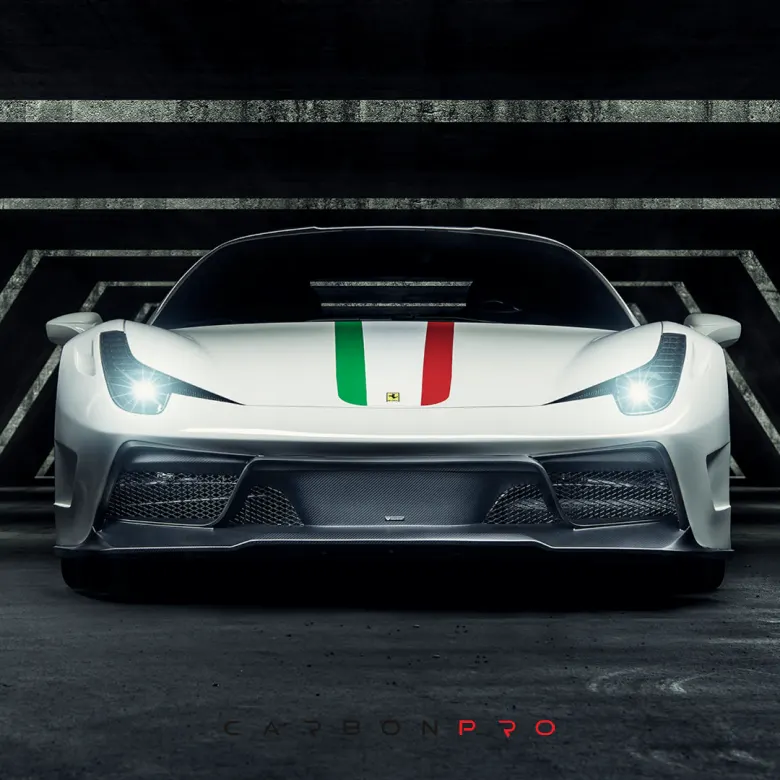 Carbon front bumper with front spoiler Ferrari 458 Italia VX