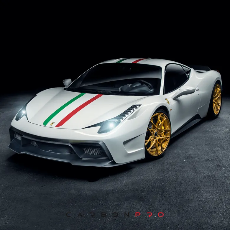 Carbon front bumper with front spoiler Ferrari 458 Italia VX