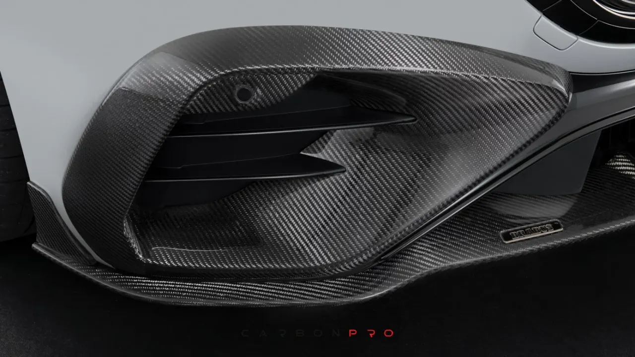 Carbon front fascia attachments