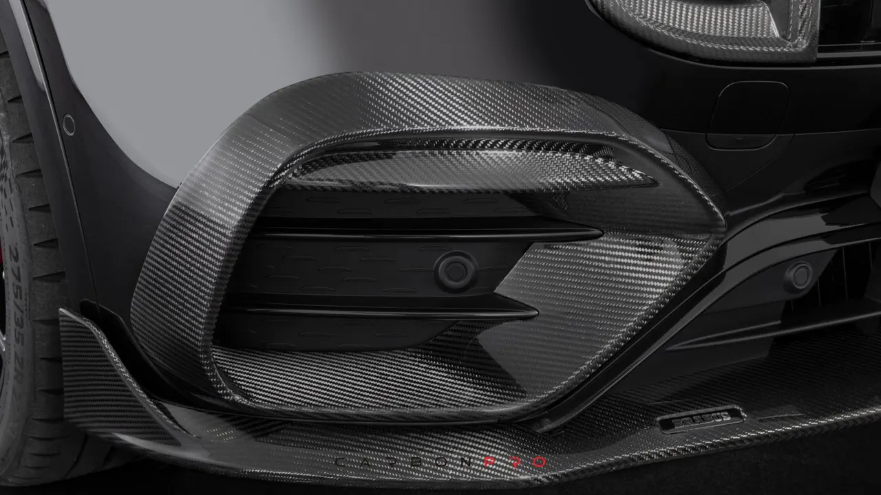 Carbon front fascia attachments