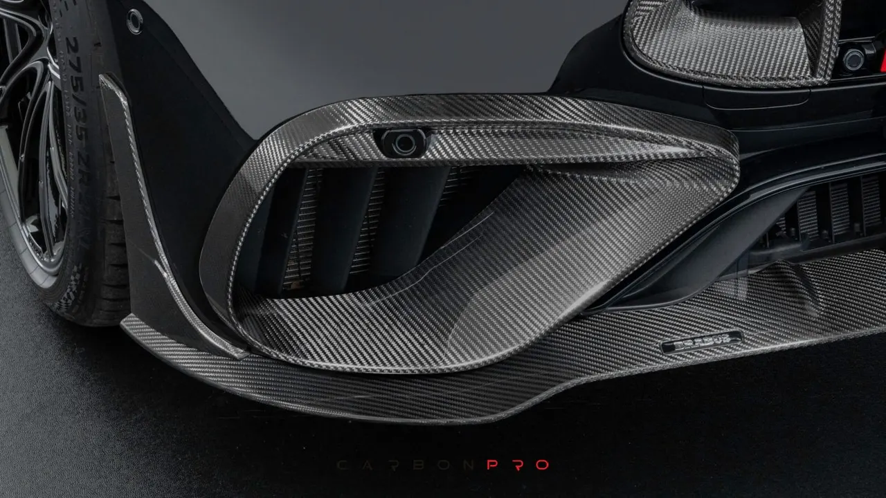 Carbon front fascia attachments