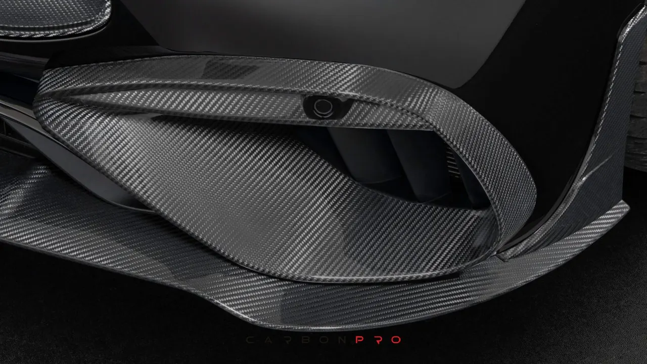 Carbon front fascia attachments