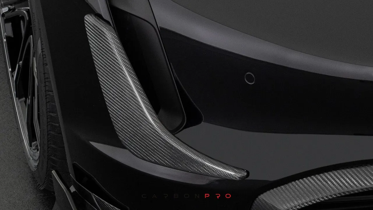 Carbon front fascia attachments