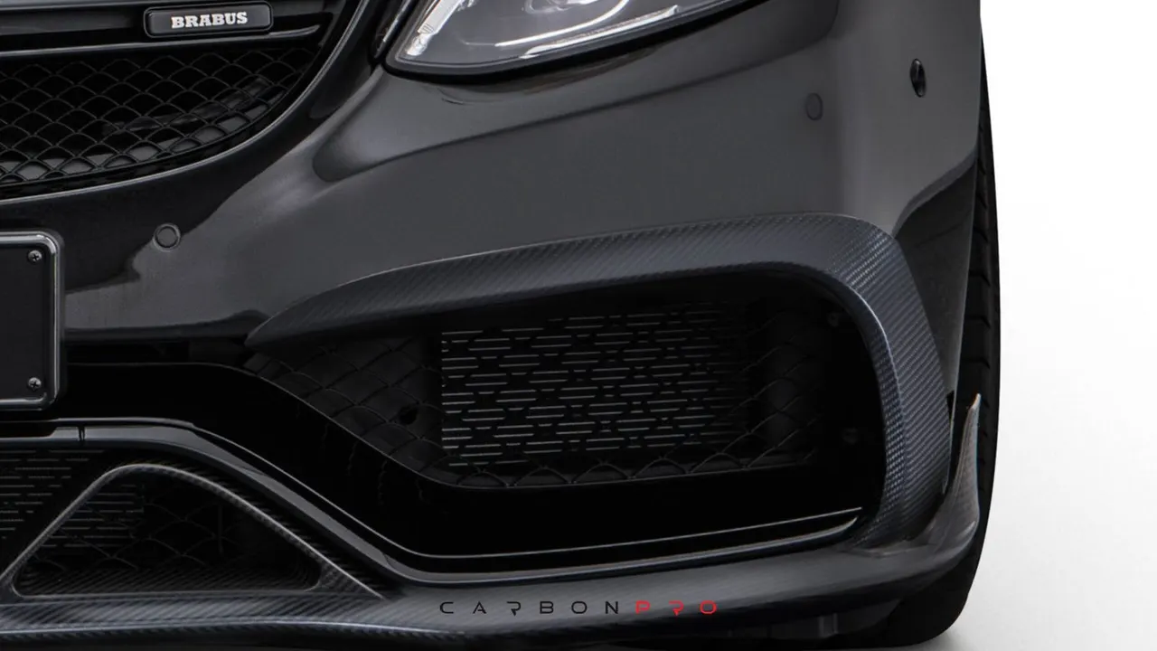 Carbon front fascia attachments