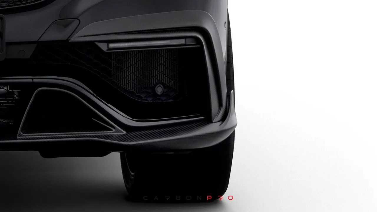 Carbon front fascia attachments glossy or matt