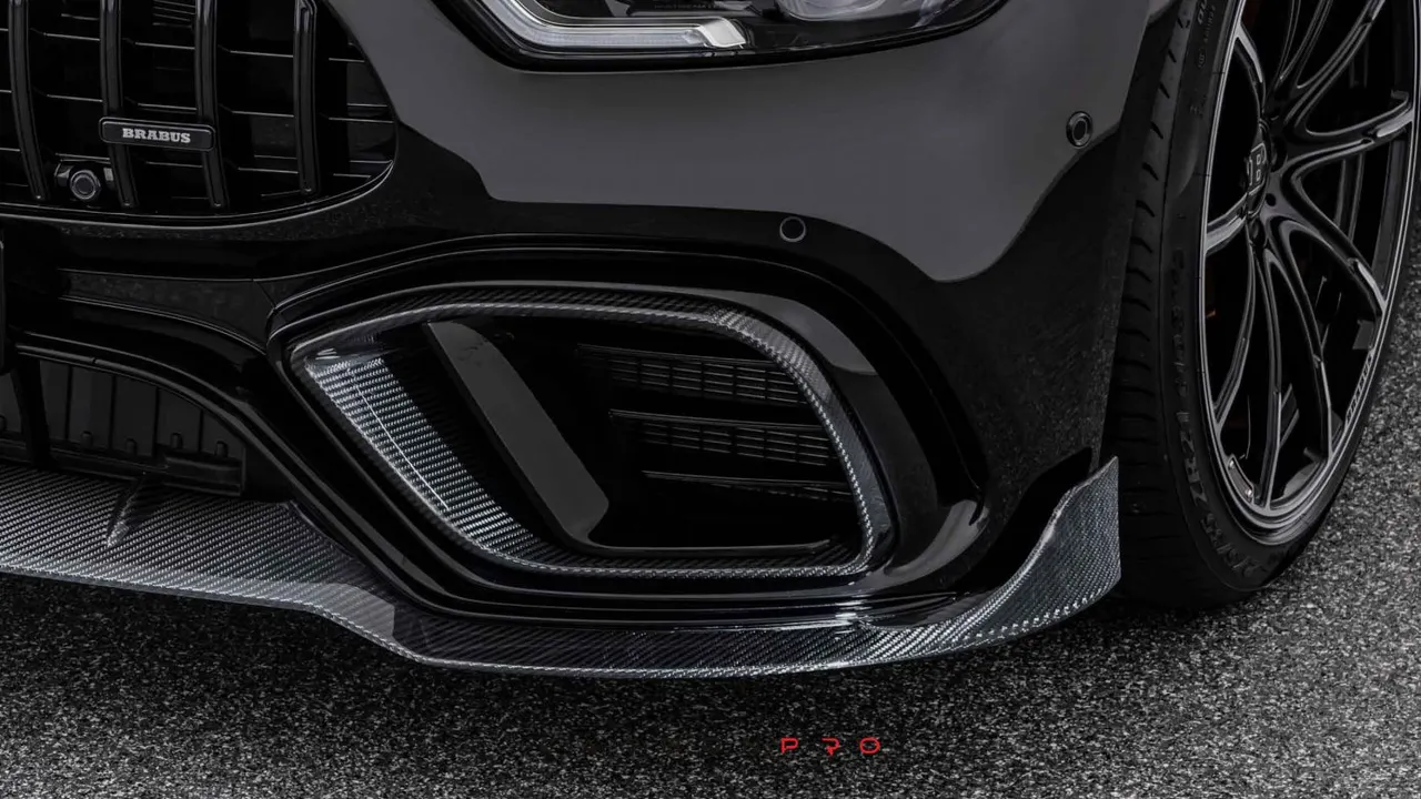 Carbon front fascia attachments