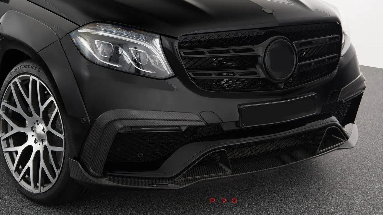 Carbon front fascia attachments