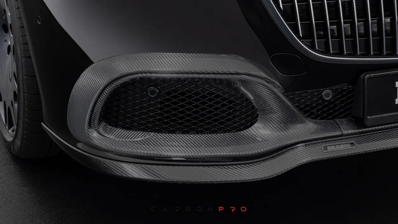 Carbon front fascia attachments