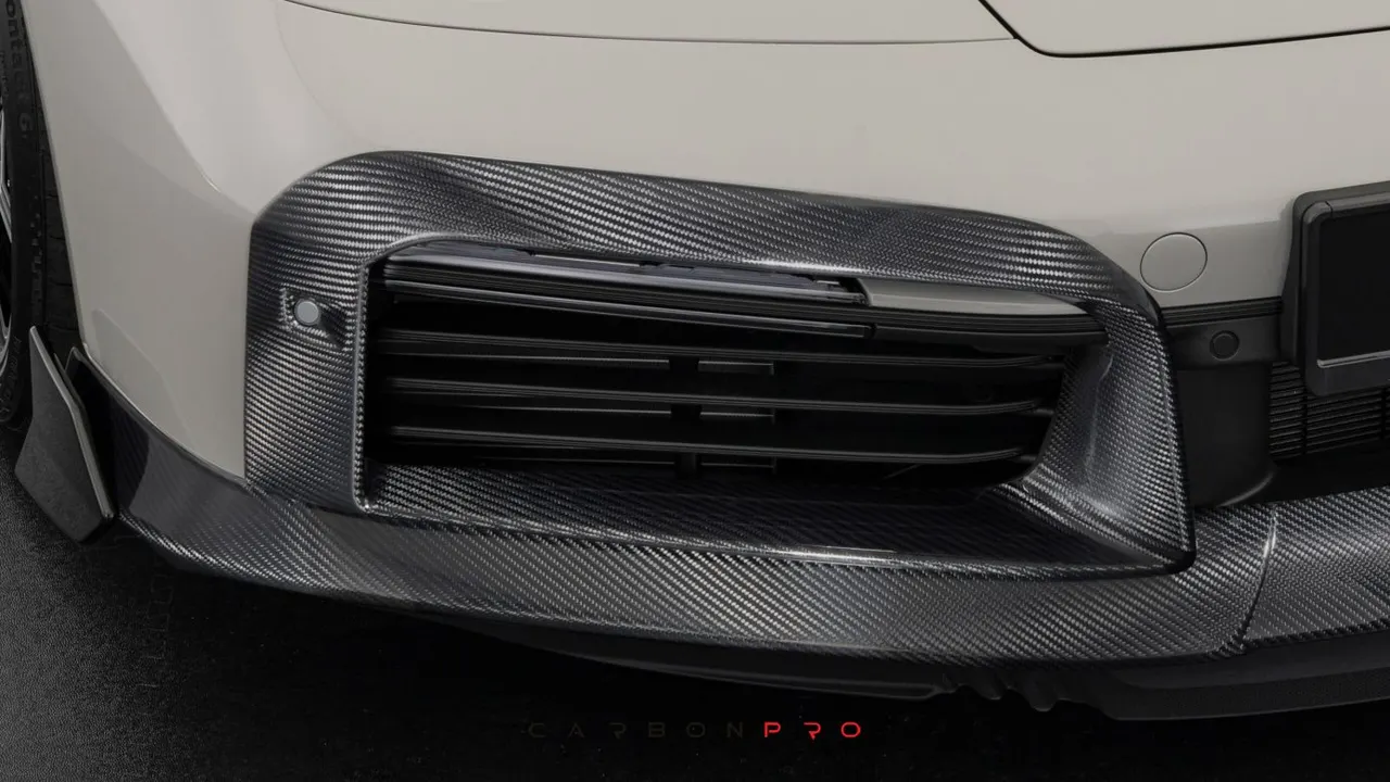 Carbon front fascia inserts