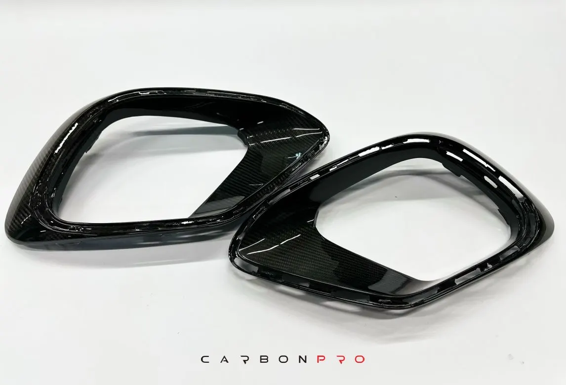 Carbon front fascia inserts AMG Design (for 63 bumper)