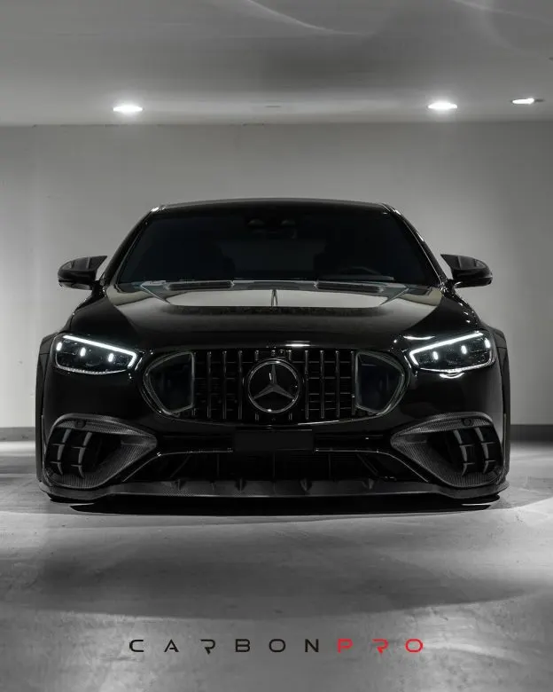 Carbon front fascia inserts (for 63 bumper)