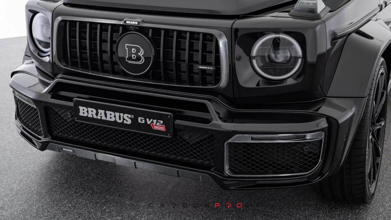 Carbon front fascia inserts for WIDESTAR