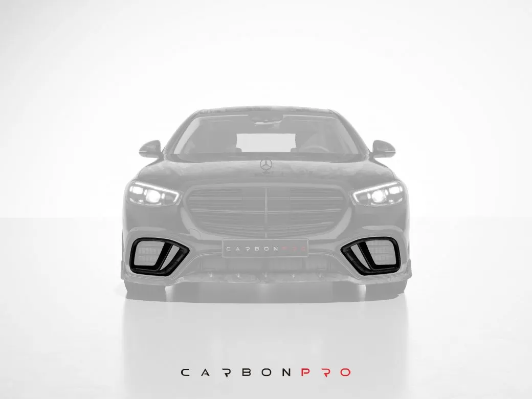 Carbon front fascia inserts