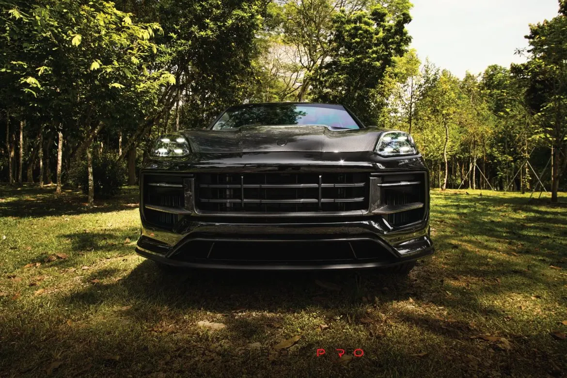 Carbon Front Grille for E3.2 Cayenne Sport Design / Turbo